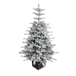 Choinka Karlstad w Skrzyni Ośnieżona 150cm