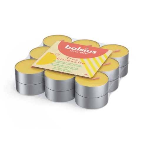 Świeczki Podgrzewacze Zapachowe kpl. 18szt - True Citronella
