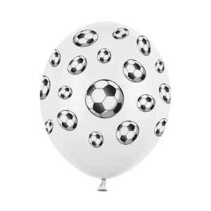 Balony Lateksowe Piłka Nożna 30cm kpl. 6szt
