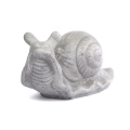 Figurka z Gipsu Ślimak 8x15cm - Szary