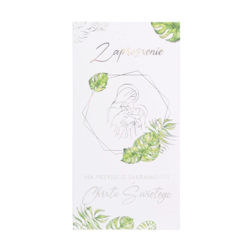 Zaproszenia na Chrzest Święty CH-040 kpl. 10szt