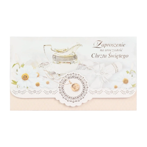Zaproszenia na Chrzest Święty ZS05 kpl. 5szt