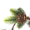 Stroik Świerkowy Zielony z Szyszkami 14cm