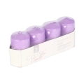 Świeca Adwentowa Słupek 4x7cm kpl. 4szt - Jasny Fioletowy