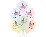 Balony Premium Jednorożec 30cm kpl. 6szt