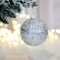 Bombka Dekoracyjna Mozaika 10cm - Srebrny