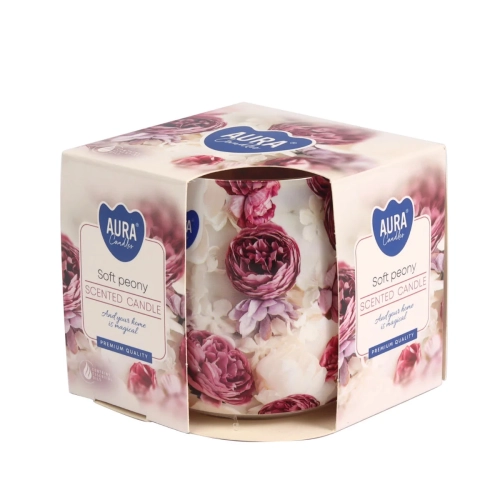Świeca Zapachowa w Szkle 100g 20h - Delikatna Piwonia