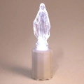 Wkład do Znicza LED Maryja 17cm - Zimny Biały