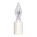 Wkład do Znicza LED Maryja 17cm - Niebieski