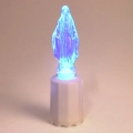 Wkład do Znicza LED Maryja 17cm - Niebieski