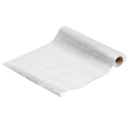 Organza Dekoracyjna Srebrne Paski 36cmx4,5m