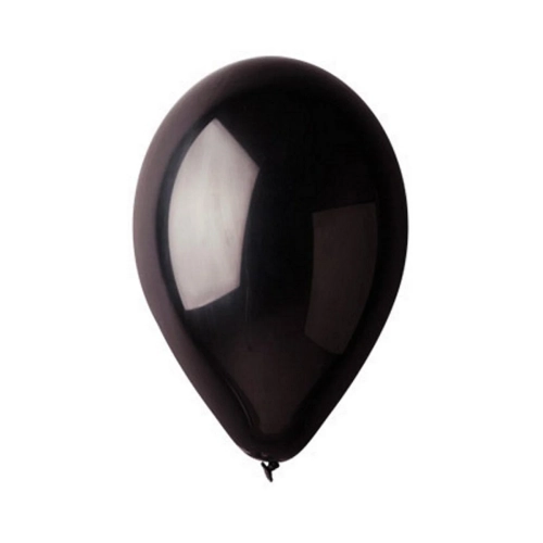 Balony Metaliczne Czarne kpl. 100szt