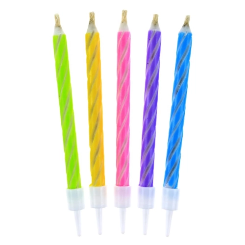 Świeczki Urodzinowe Magiczne Niegasnące 6,5cm kpl. 10szt 