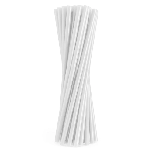 Słomki Wielorazowe Białe 19cm kpl. 200szt