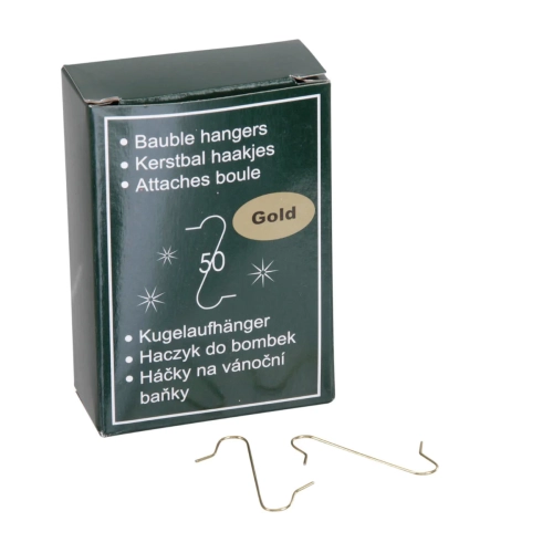Haczyki do Ozdób 3,3cm kpl. 50szt - Złoty