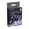 Lampki choinkowe LED 80 Diod Łezka na Baterie - Multi 