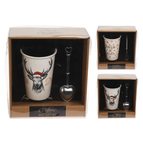 Świąteczny Kubek Ceramiczny 12,5cm 420ml