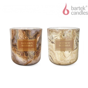 Świeca Zapachowa w Szkle Marble Golden/Antico 150g- 2 wzory