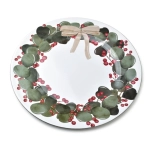 Podtalerz Świąteczny 33cm HTOS6911 - Biały/Zielony
