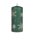 Świeca Frost Słupek 8x17cm - Zielony