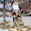 Mikołaj na Sankach 50cm