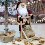 Mikołaj na Sankach 50cm