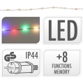 Lampki Choinkowe LED 189 Diod Łezka 3m wew/zew - Multi