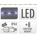 Lampki Choinkowe LED 189 Diod Łezka 3m wew/zew - Zimny Biały