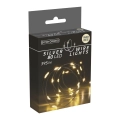 Lampki LED 80 Diod Łezka na Baterie - Biały Ciepły