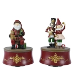 Dekoracyjna Pozytywka Świąteczna 15cm - 2 wzory