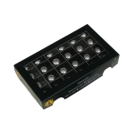 Bombki Szklane 25mm Kartonik kpl. 24szt Błysk - Srebrny