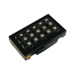 Bombki Szklane 25mm Kartonik kpl. 24szt Błysk/Mat - Szarozielony