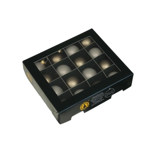 Bombki Szklane 30mm Kartonik kpl. 16szt Mat - Eukaliptus