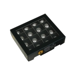 Bombki Szklane 30mm Kartonik kpl. 16szt Błysk - Srebrny