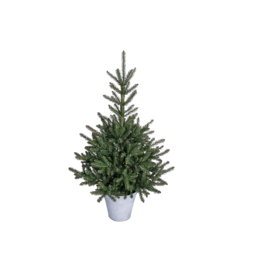 Choinka Fir Metal Pot Zielona 115cm