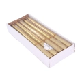 Świeca Stożkowa Prosta 2x29cm kpl. 10szt - Złoty