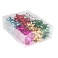 Rozety Kokardy Kolorowe 7,5cm kpl. 24szt 