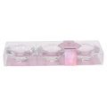 Świecznik Szklany na Tealight  7x2,5cm kpl. 3szt