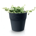 Doniczka Plastikowa Furu Round 14,7x14,5cm - Antracyt