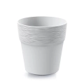 Doniczka Plastikowa Furu Round 17,5x17,5cm - Biały