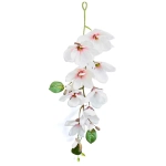 Magnolia Sztuczna Gałązka Wisząca 70cm - Biały/Różowy