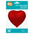 Balon Foliowy Serce 37cm - Czerwony