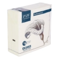 Serwetki PAW Professional Airlaid Memory Flower kpl. 50szt - Biały/Czarny