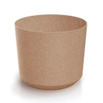 Doniczka Plastikowa Tubo ECO Wood 24x21cm - Natural