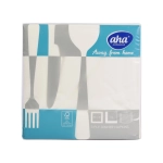 Serwetka AHA 40x40cm kpl. 100szt 3warstwy - Biały
