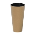 Doniczka Tubus Slim ECO Wood z Wkładem 58cm - Naturalny