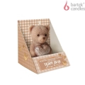 Świeca Figurka Bear Shiny Heart 7cm - 3 wzory