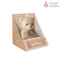 Świeca Figurka Bear Shiny Heart 7cm - 3 wzory
