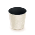 Doniczka Plastikowa Urbi Round Beton Effect 25cm - Kremowy