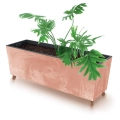 Doniczka Plastikowa Urbi Case Beton Effect 77x23cm - Terakota